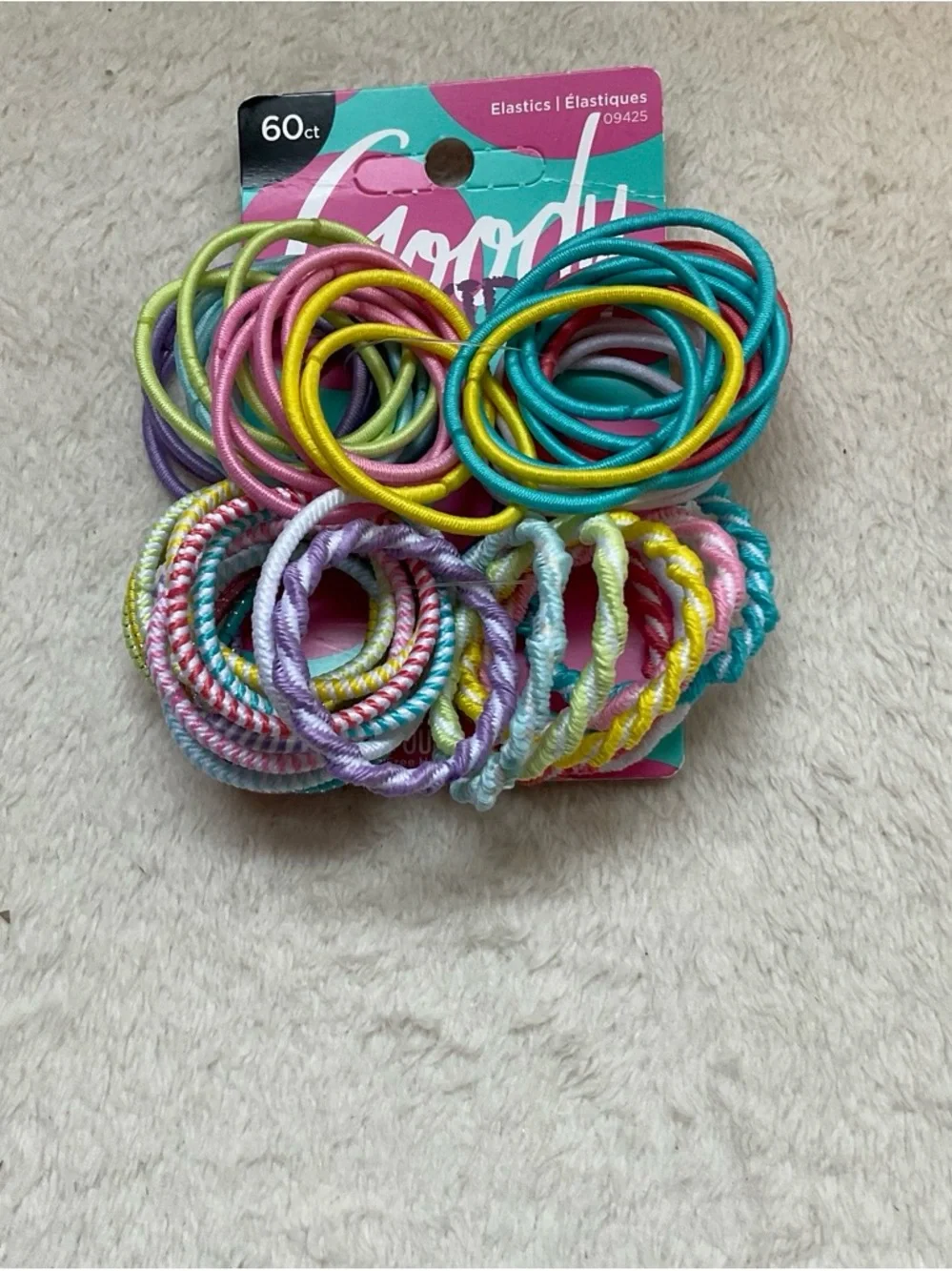 Groovy Pastel Kids Hair Elastics - Multicolor Pack